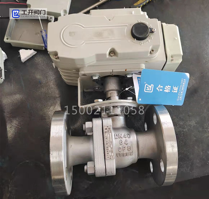 电动高压球阀Q941F-64P产品图-电动不锈钢高压球阀